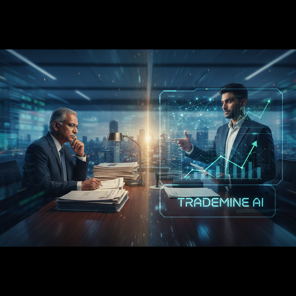 AI vs. Human: Why TradeMine AI Crushes Traditional Sector — TradeMine AI