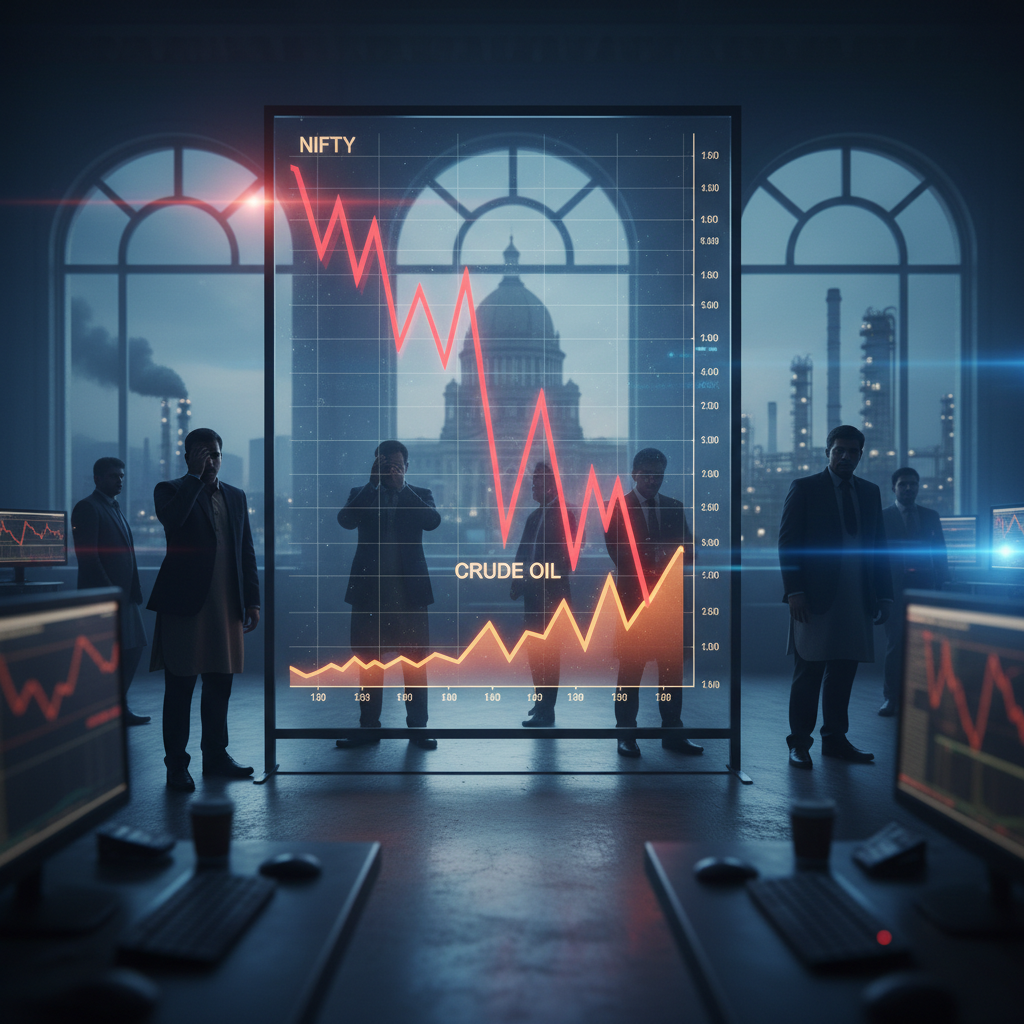 Crude Shock: Nifty Plunges as Middle East Tensions Escalate