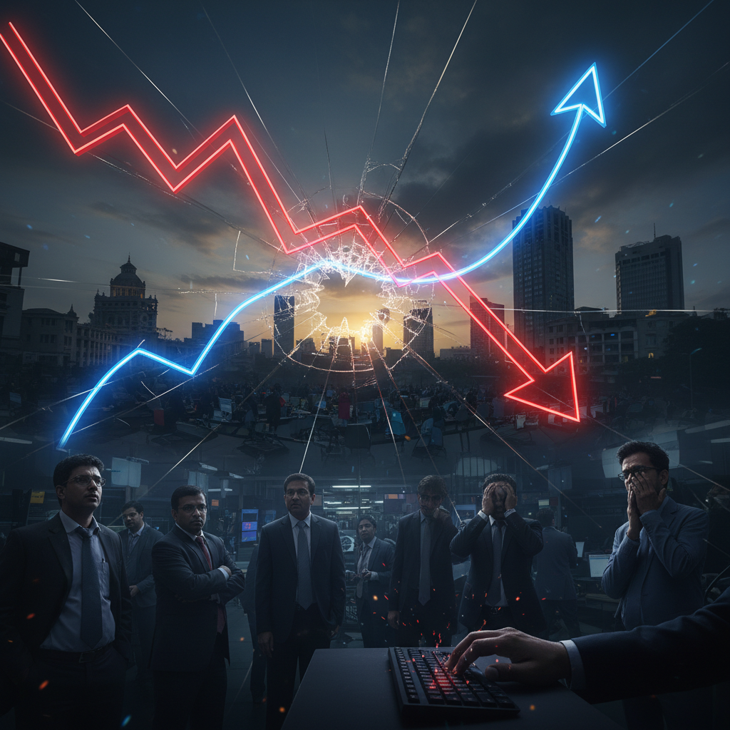 Nifty's Wild Ride: 350-Point Rally Erased by Banking — TradeMine AI