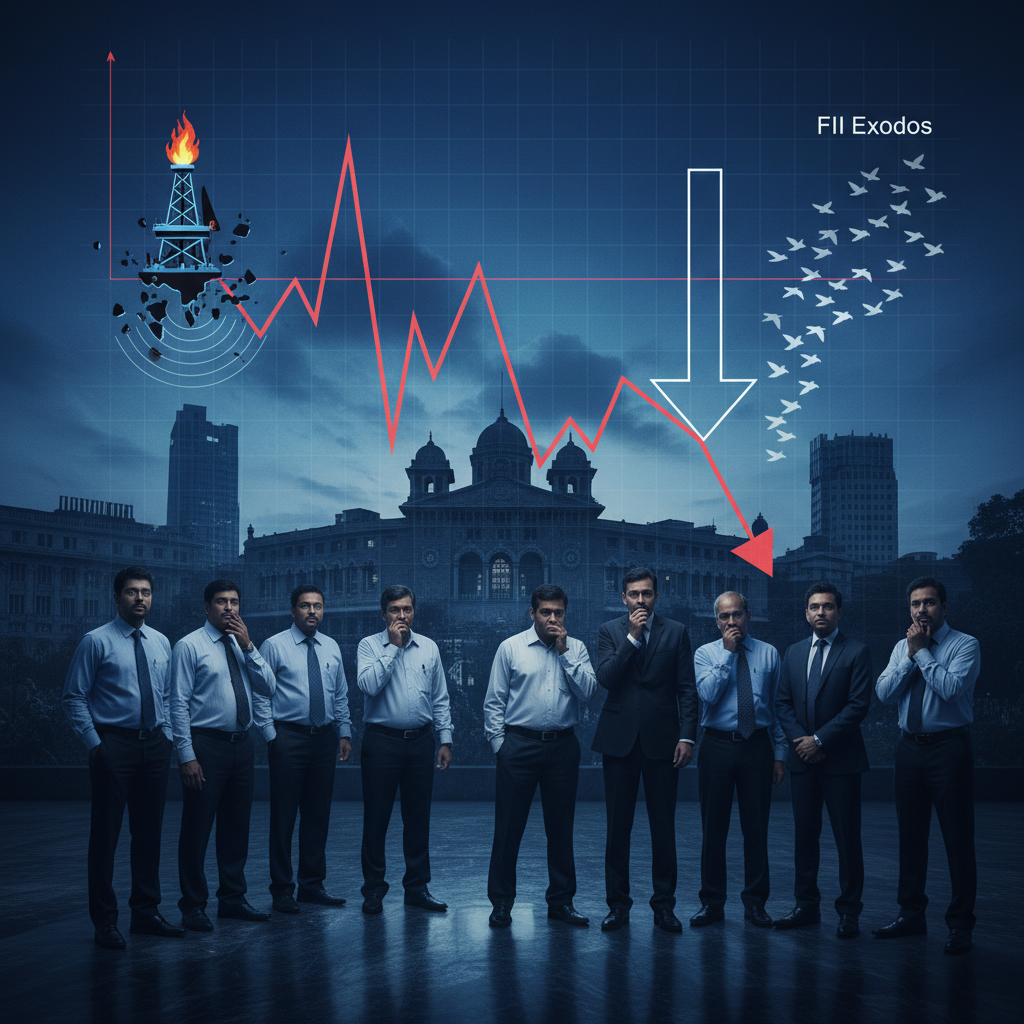 Share Market Today: Nifty Faces Crude Shock, FII Exodus — TradeMine AI