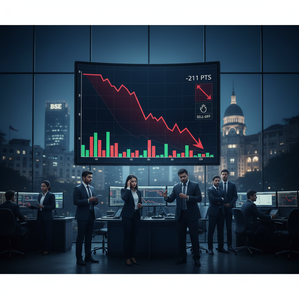 Nifty Plunges 211 Points: What Triggered Today's Sell-off? — TradeMine AI