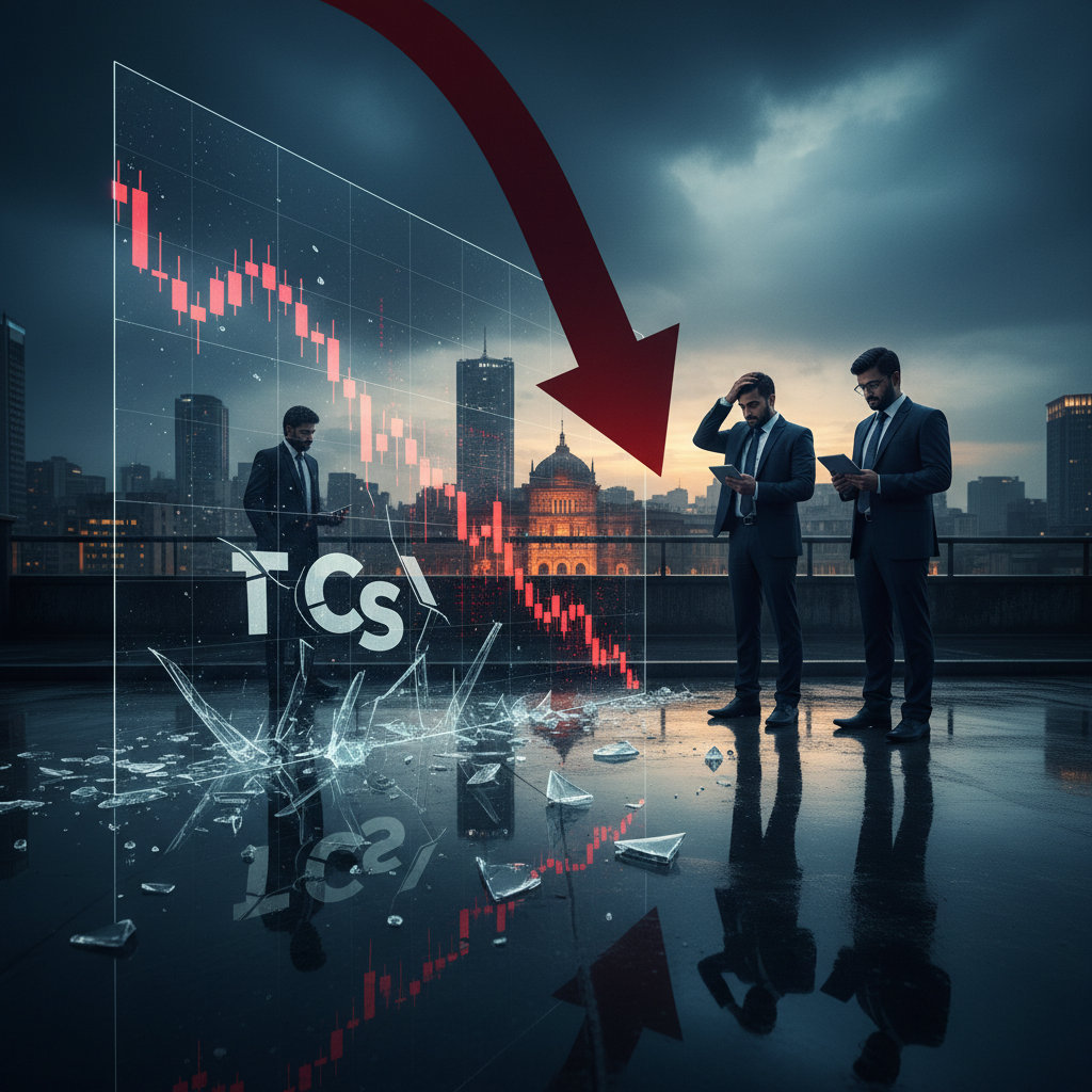 IT Sector Bloodbath: Nifty IT Crashes 6%, TCS Tanks 9%