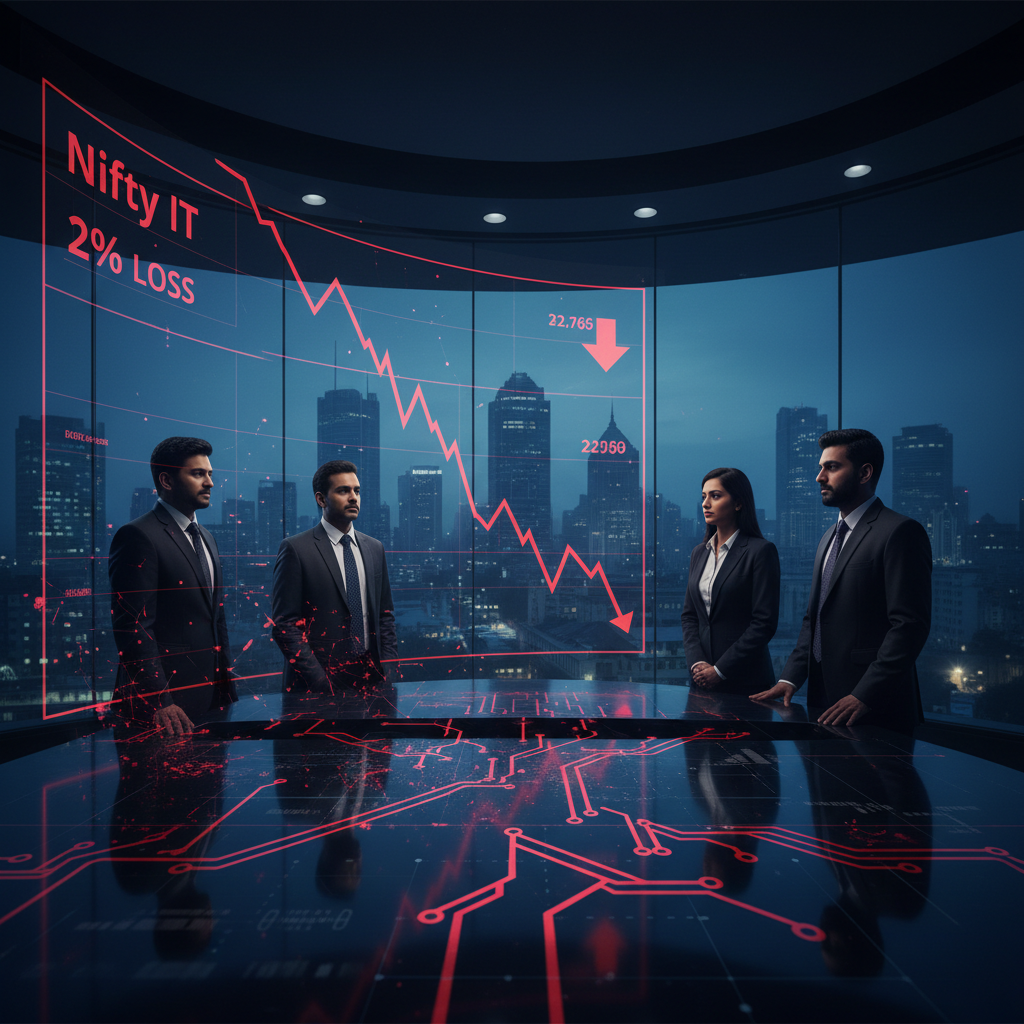 IT Sector Bloodbath: AI Selloff Plunges Nifty IT by 2%