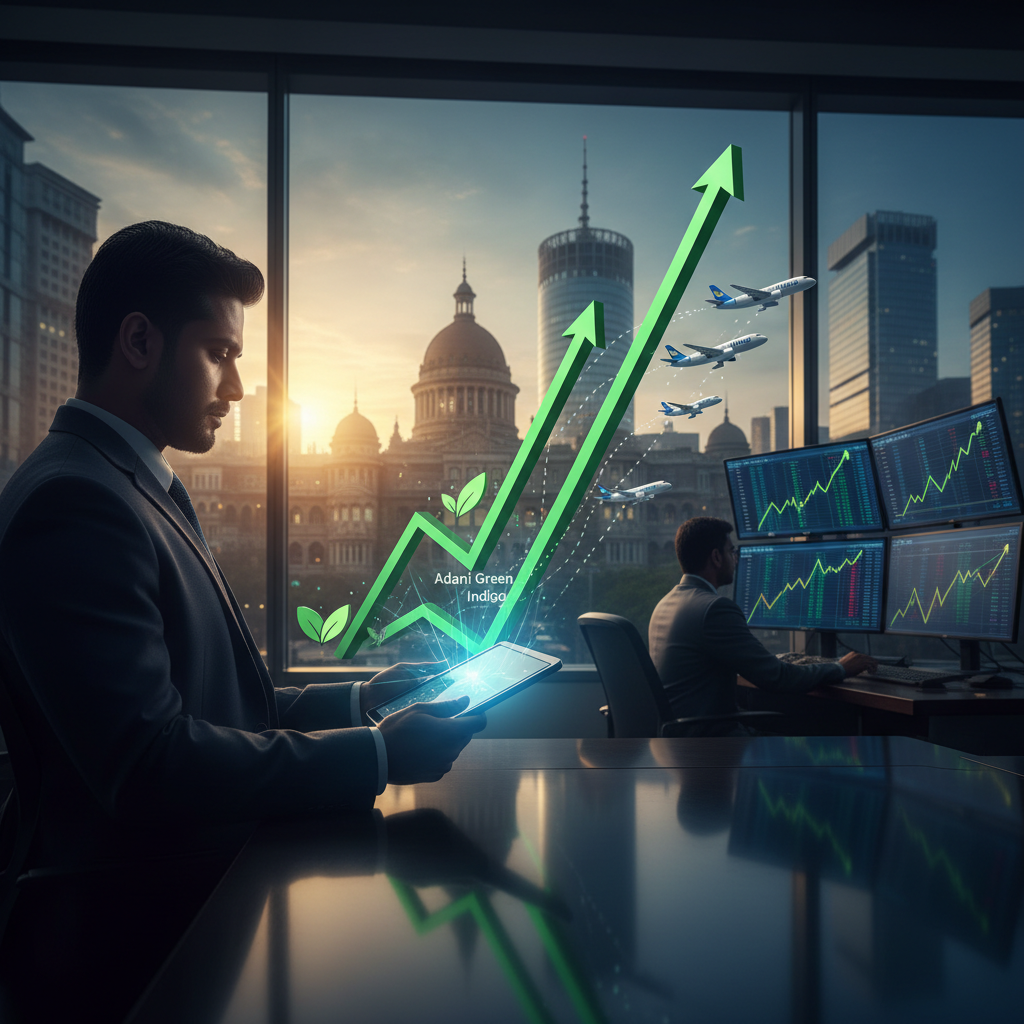Adani Green, IndiGo Surge: What's Driving Today's Market