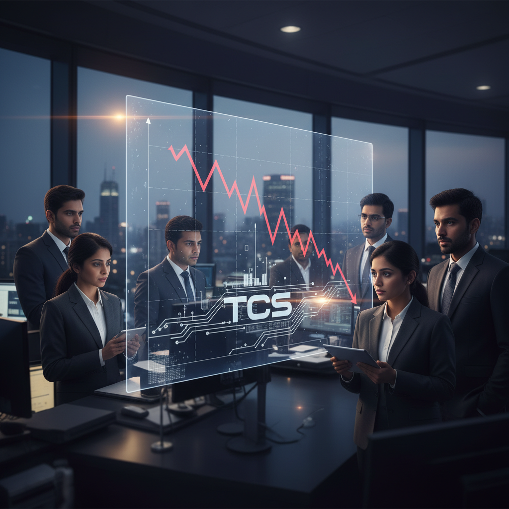 TCS Crashes 3.5%: IT Bloodbath or Buying Opportunity? — TradeMine AI