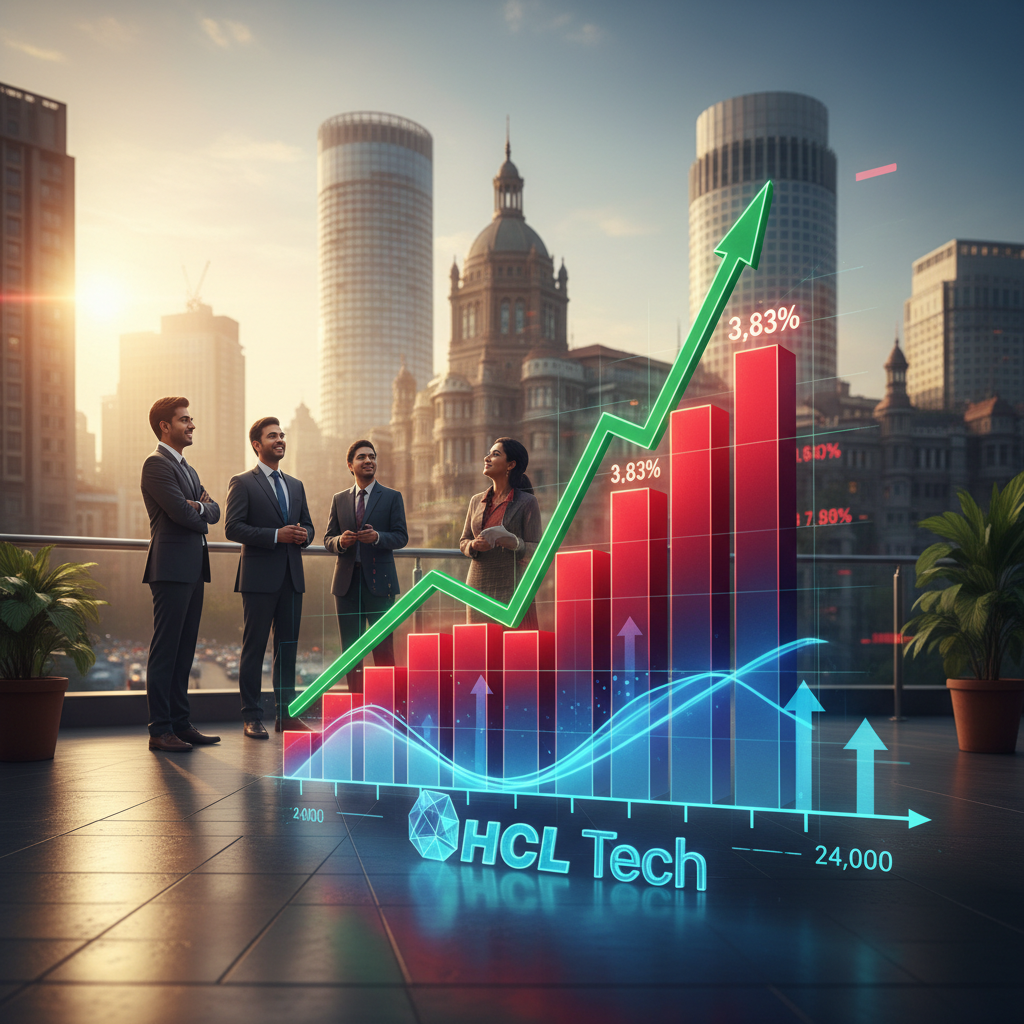 HCL Tech SOARS 3.83% as Nifty Breaches 24,000: What's Next?