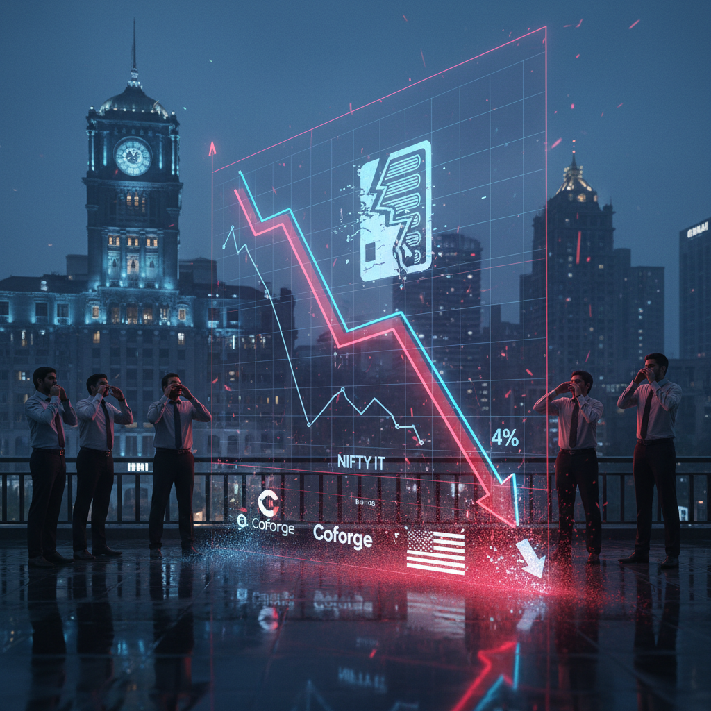 IT Sector Bloodbath: Nifty IT Crashes 4% as Coforge Shock, — TradeMine AI