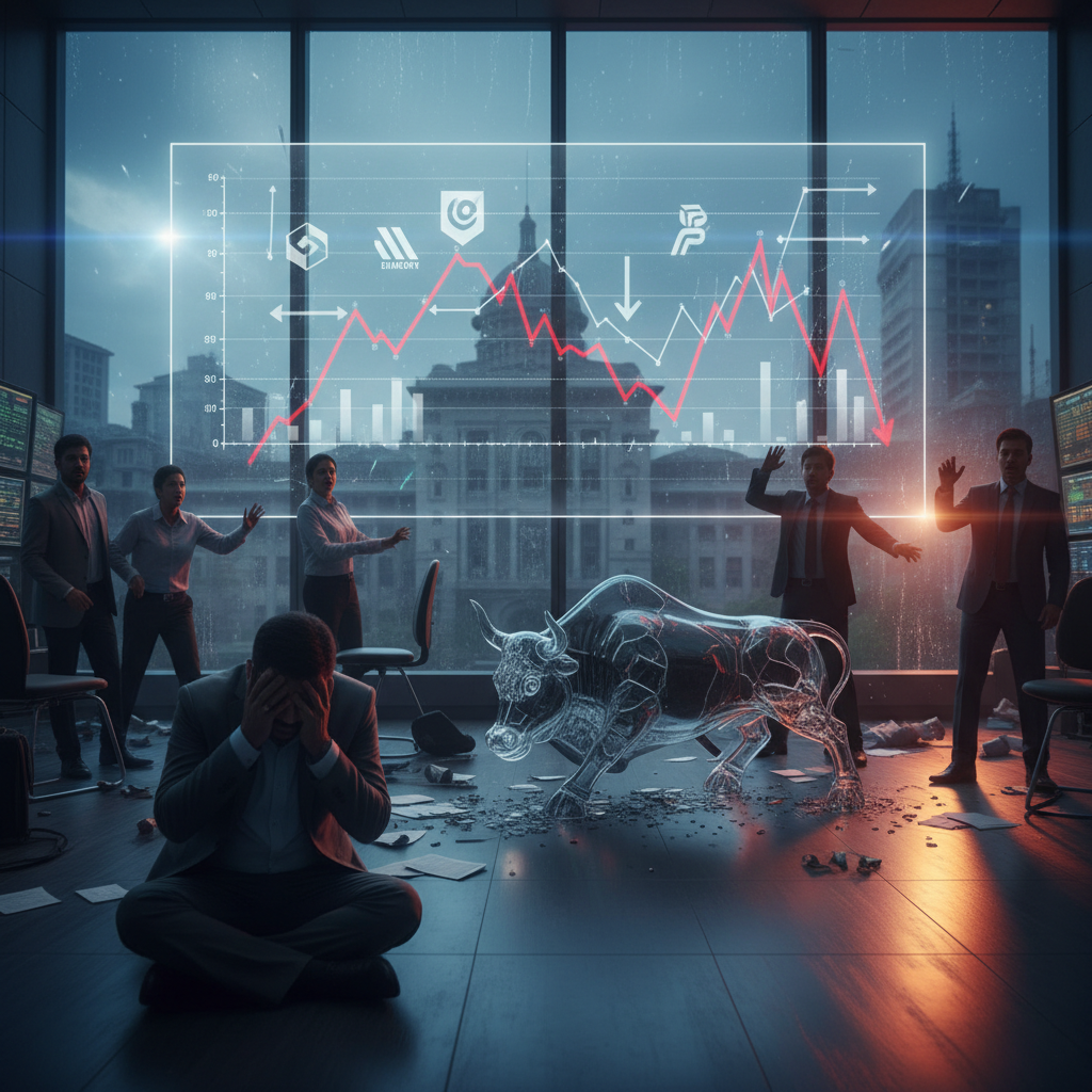 Market Bloodbath: Nifty, Sensex Crash as FIIs Exit
