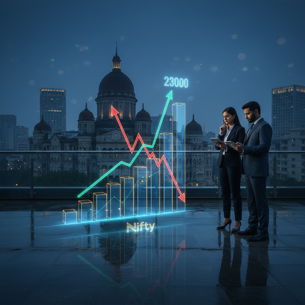 Nifty's 23,000 Battle: What's Next for Markets? — TradeMine AI