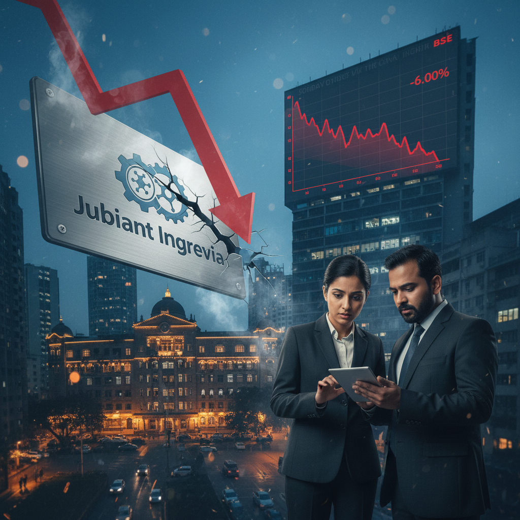 Jubilant Ingrevia Plunges 6%: What Triggered Today's — TradeMine AI